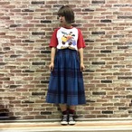 Check Blue Skirt