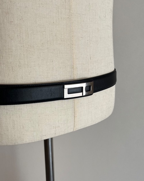 【dunhill】metal plate belt