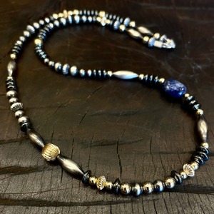 ブライト（Bright）ネックレス（Wave sodalite）55cm