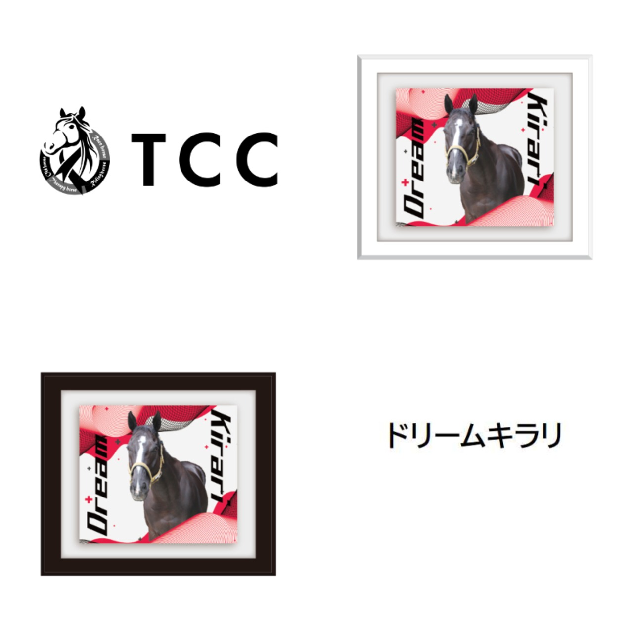 TCC x 馬Site TCCホース額縁マグネット　タ～ナ行