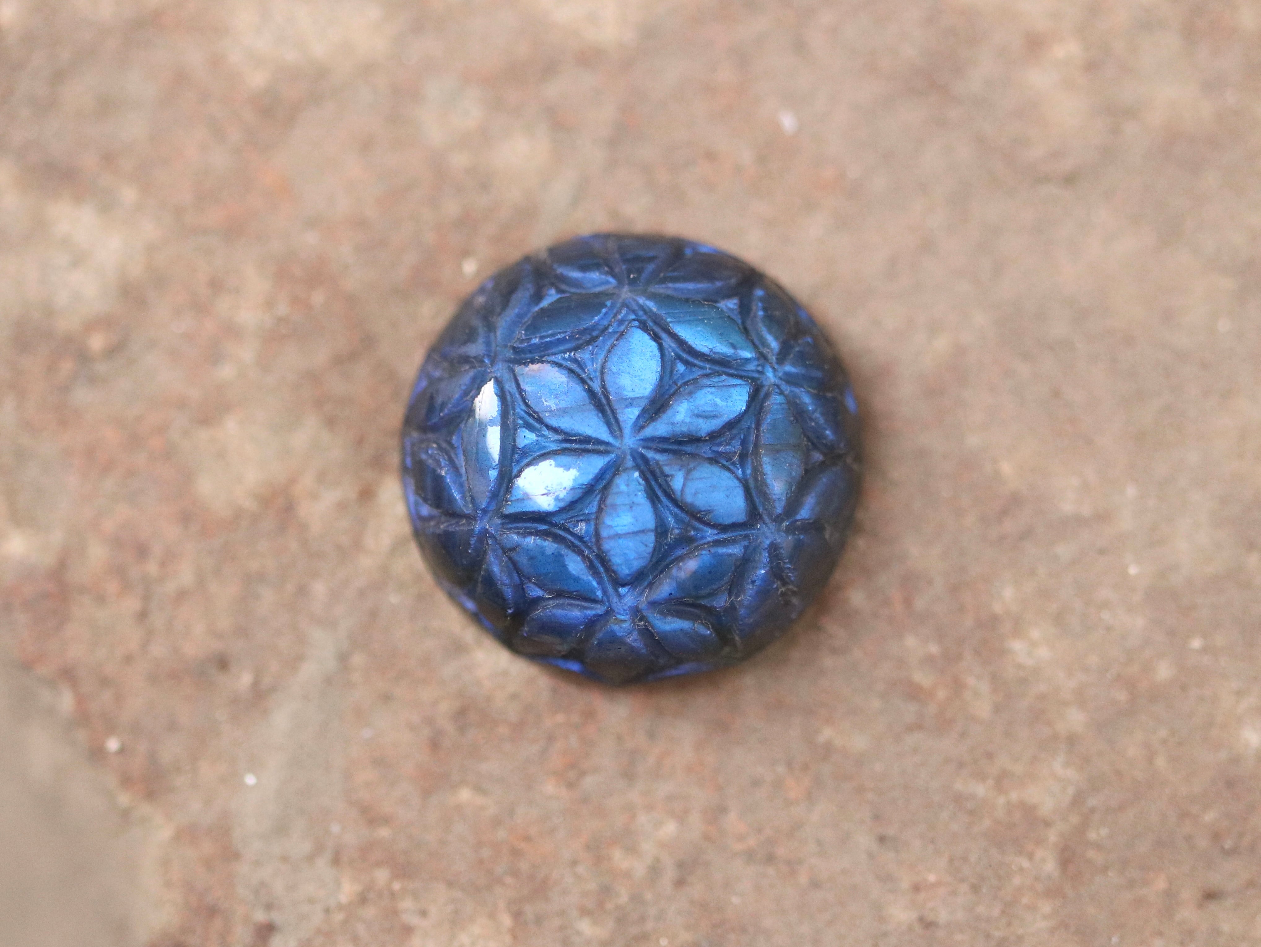 6 ラブラドライト フラワーオブライフ