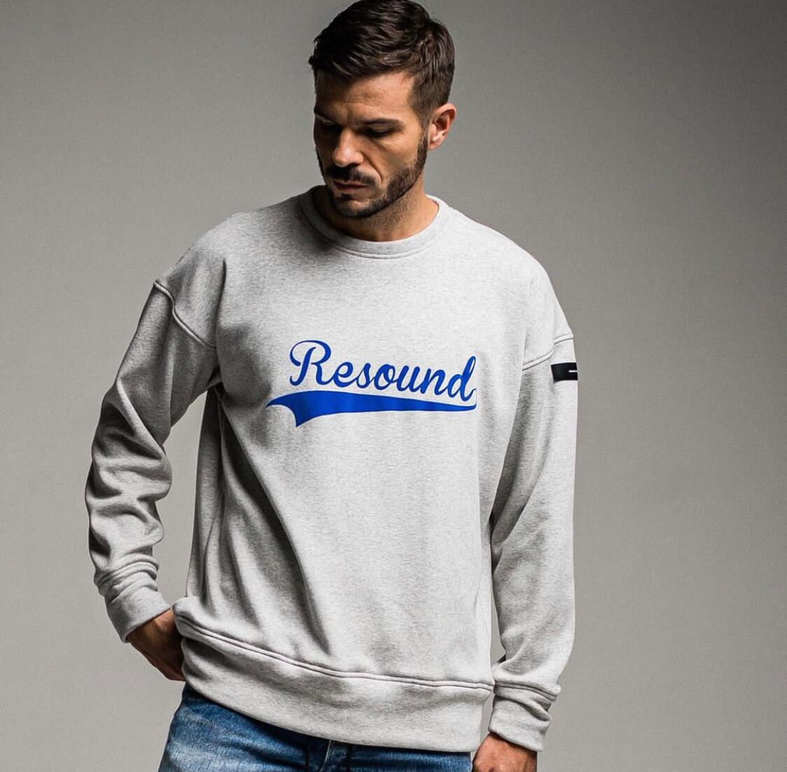 RESOUND CLOTHING / BBROGO velours fleece drop trainer / RC26-C-006 / ルーズトレーナー / ユニセックス