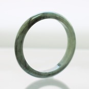 【内径 約58mm】 Marble Komaru 翡翠バングル A貨翡翠 jd_bg1439