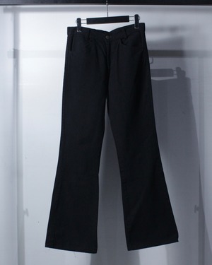 【Caka BLACK】70's "Levi's" "646" Black Color Vintage Flare Pants