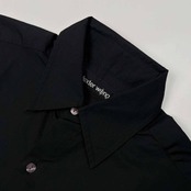 90s Dexter Wong デクスター ウォン シャークプリント 半袖シャツ サイズ S /ブラック/ビンテージ/バスストップ