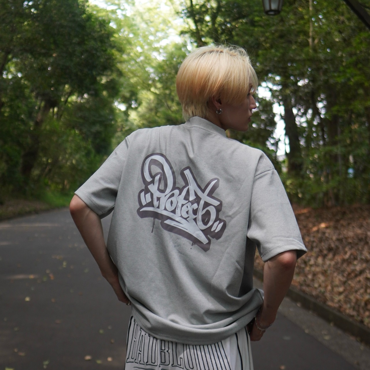 primaras×kinmedaiコラボ2弾ワッフルTee／グレー