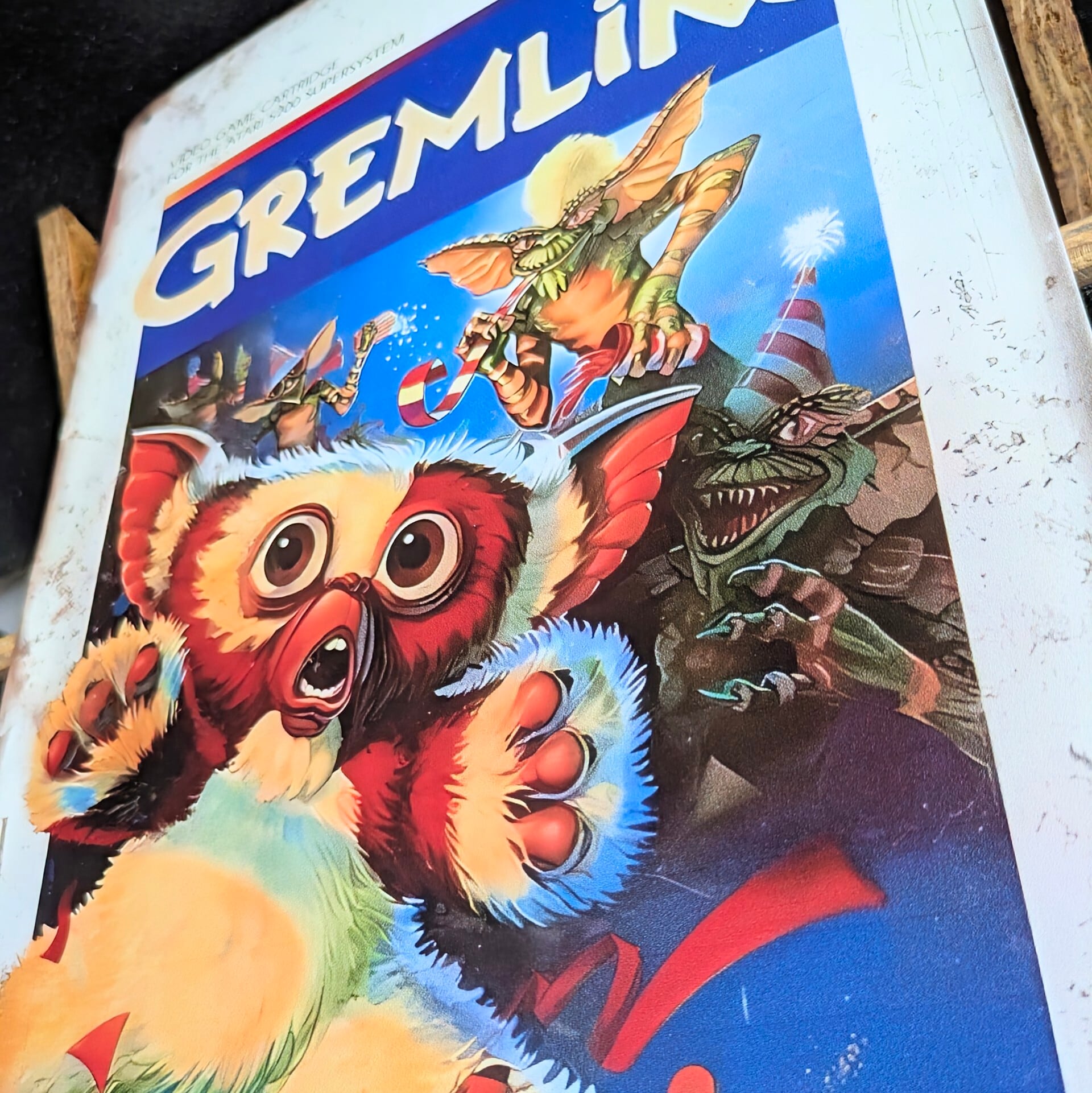 ♧送料無料!ちょうどいいブリキ看板【 Gremlins ( グレムリン )】ギズモ / ストライプ / METAL SIGN / メタルサイン / ブリキ看板 / サインボード / ビンテージ加工 〚アメリカン雑貨 アメトイ〛