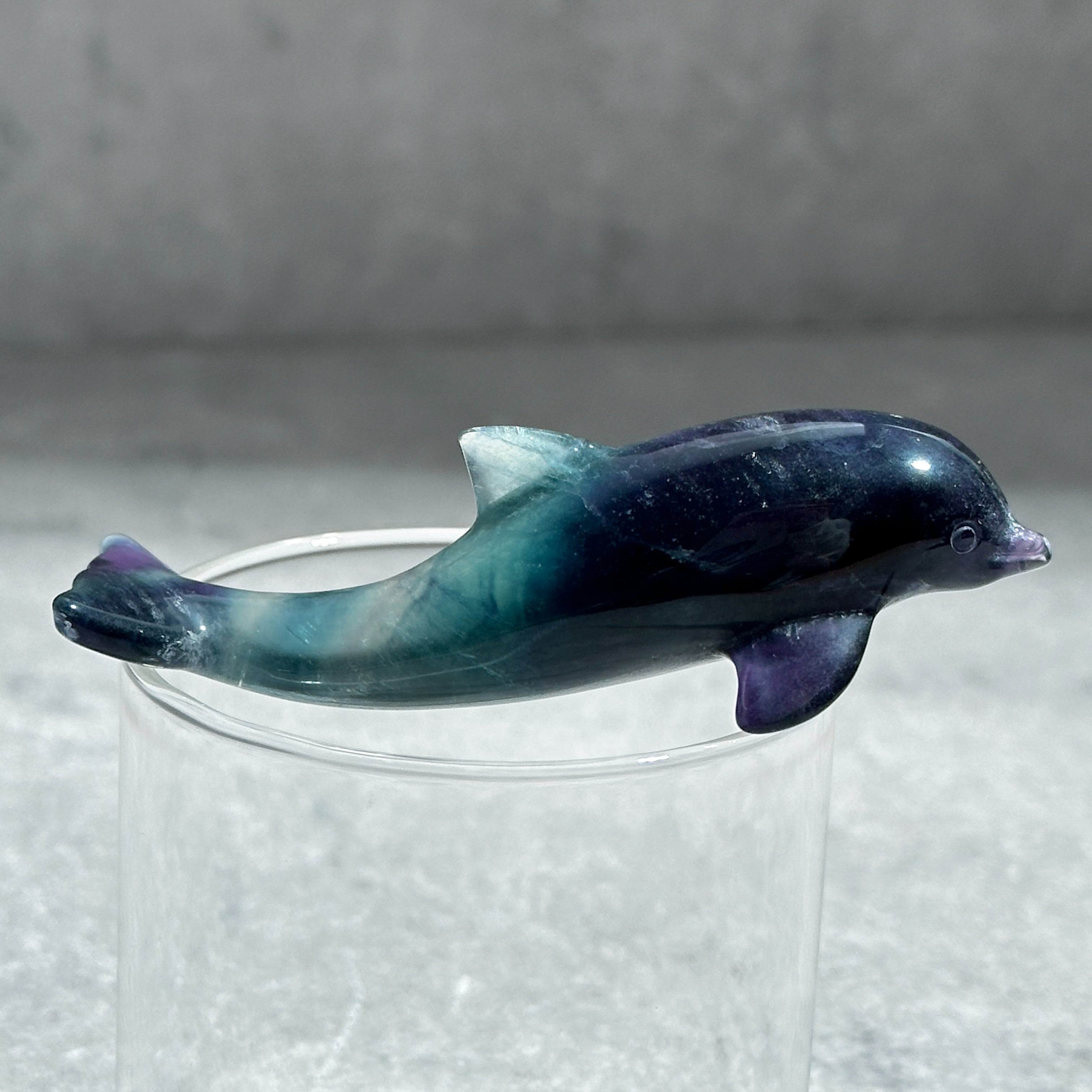 レインボーフローライト イルカ44◇ Fluorite ◇天然石