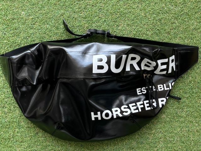 BURBERRY HOUSEFERRY BUM BAG BLACK 19134