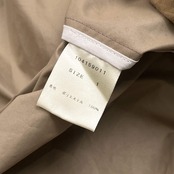 STUDIOUS ステュディオス 比翼 フード ダブルジップ ジャケットコート 1/ベージュ メンズ