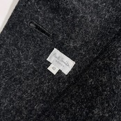 Paul Smith ポールスミス イタリア製生地 メルトン ウール Aライン コート サイズ 40 /レディース/ダークグレー/オンワード樫山