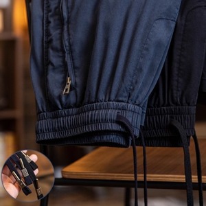 Vintage zipper drawstring pants  0965