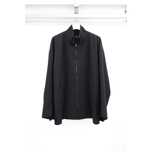 [Blanc YM] (ブランワイエム) BL-23A-WSHJ Wool Surge Harrington JKT (Black)