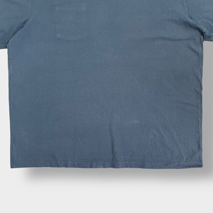 【Carhartt】4XL ビッグシルエット Tシャツ T-SHIRT ポケットTシャツ ポケT 半袖 ワンポイント カーハート グレー系 ゆるだぼ US古着