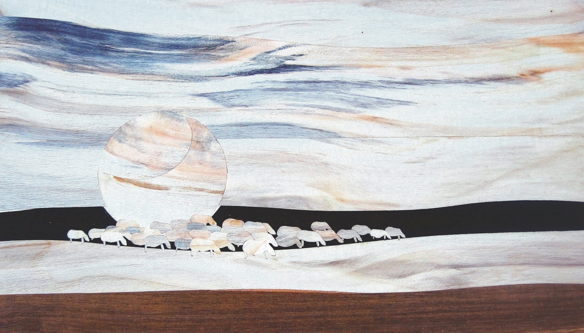 生き物の世界 | 木象嵌絵画 小森谷徹