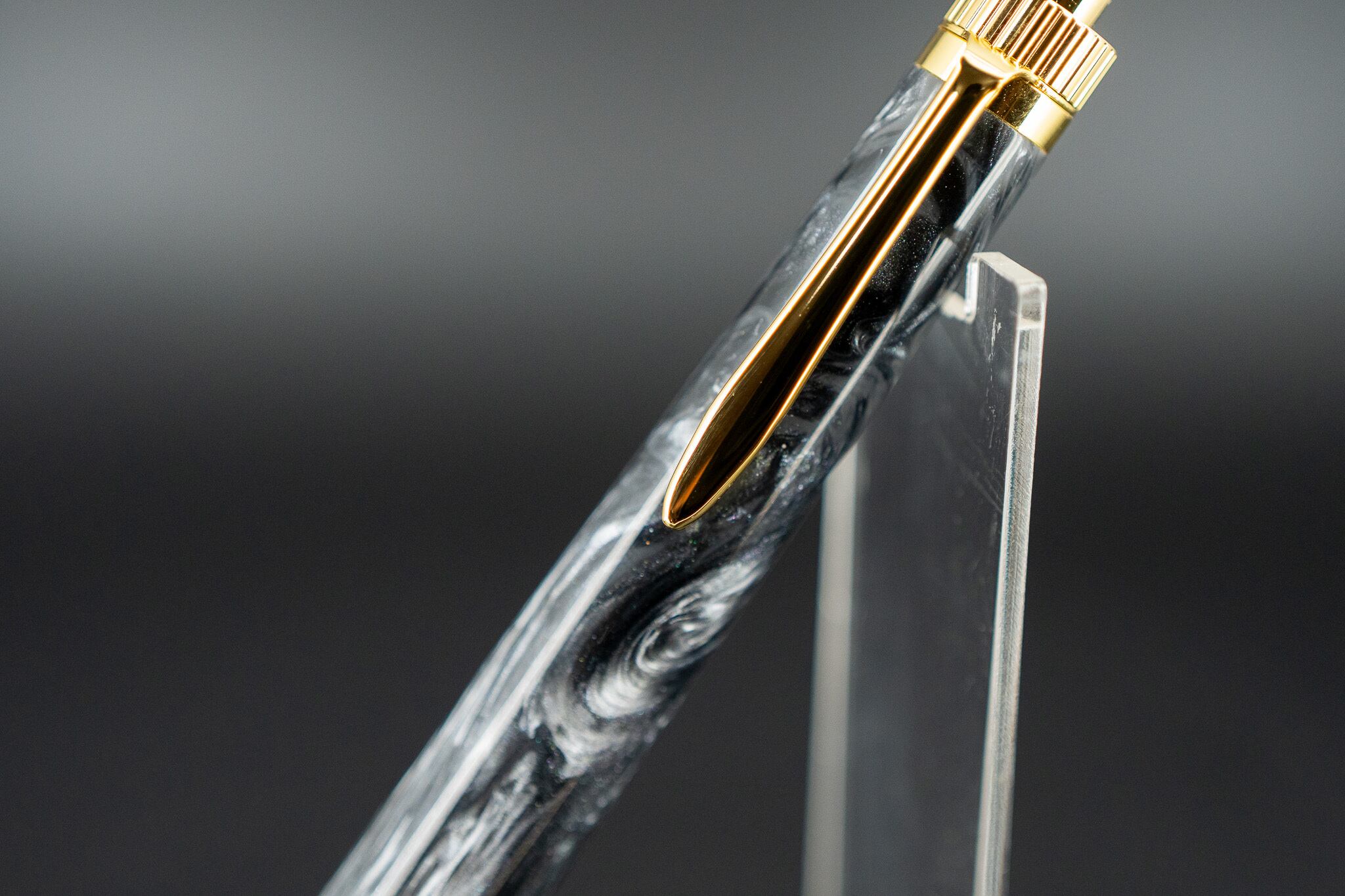 金杢犀 白と光彩レジン gold MP シャープペンシル(【創造性と 金杢犀 白と光彩レジン gold MP シャープペンシル(【創造性と