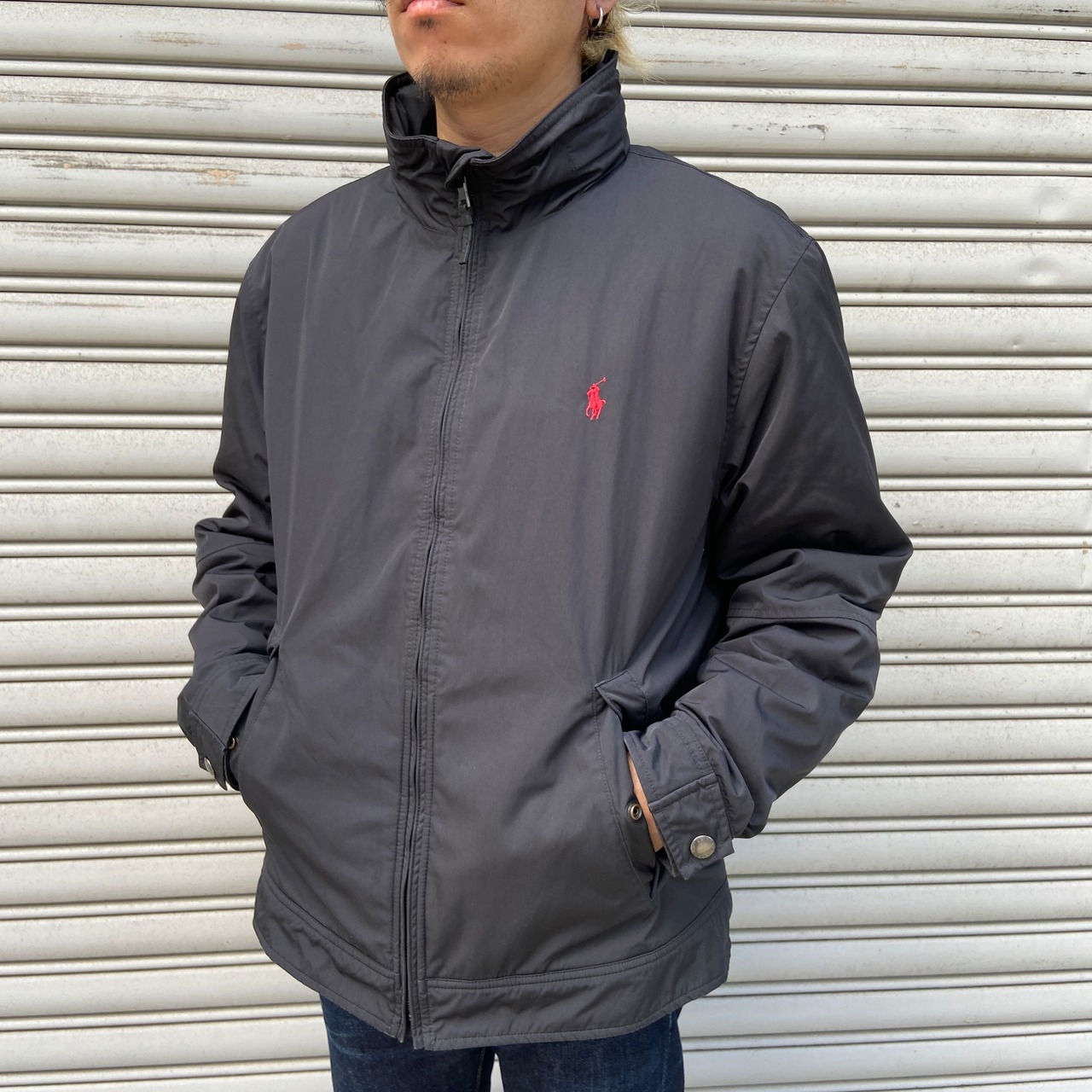 RalphLauren ソフトシェルジャケット スウィングトップ L 黒