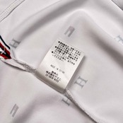 TOMMY HILFIGER トミーヒルフィガー GOLF ゴルフ 総柄 半袖 ポロシャツ サイズ L /ホワイト/メンズ
