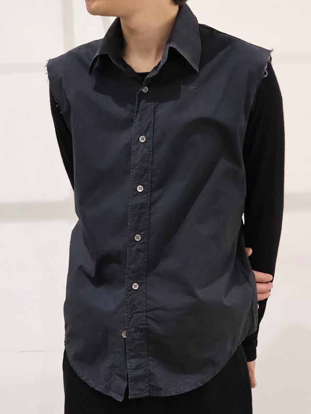 【2003ss/ RAF SIMONS】no sleeve shirt top