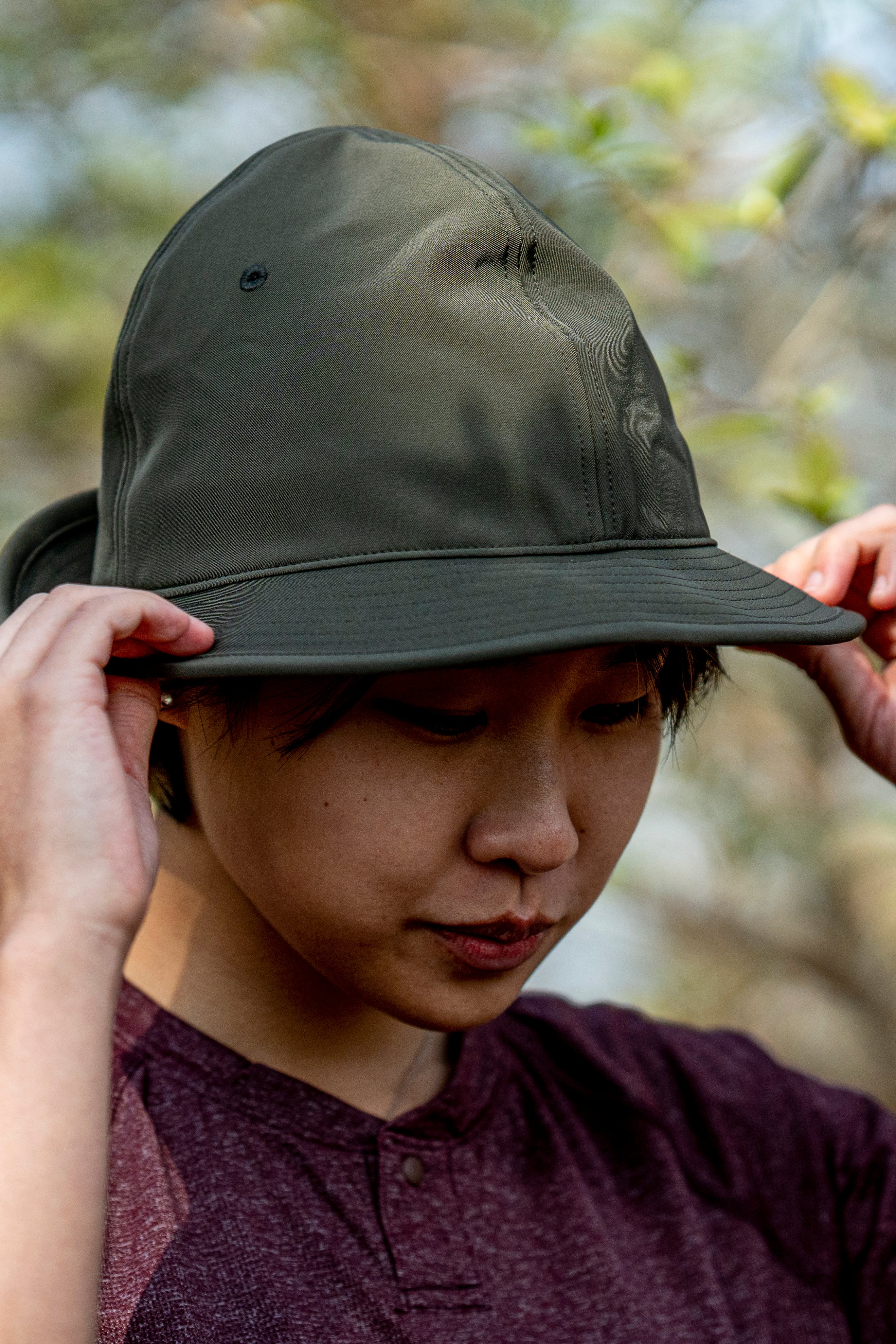 Sato Tyrolean Hat: Color Black | TANNUKI Running Wear Shop