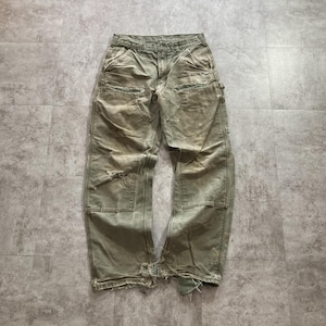 00s モスグリーン ダブルニー Carhartt B136 MOS 32×32