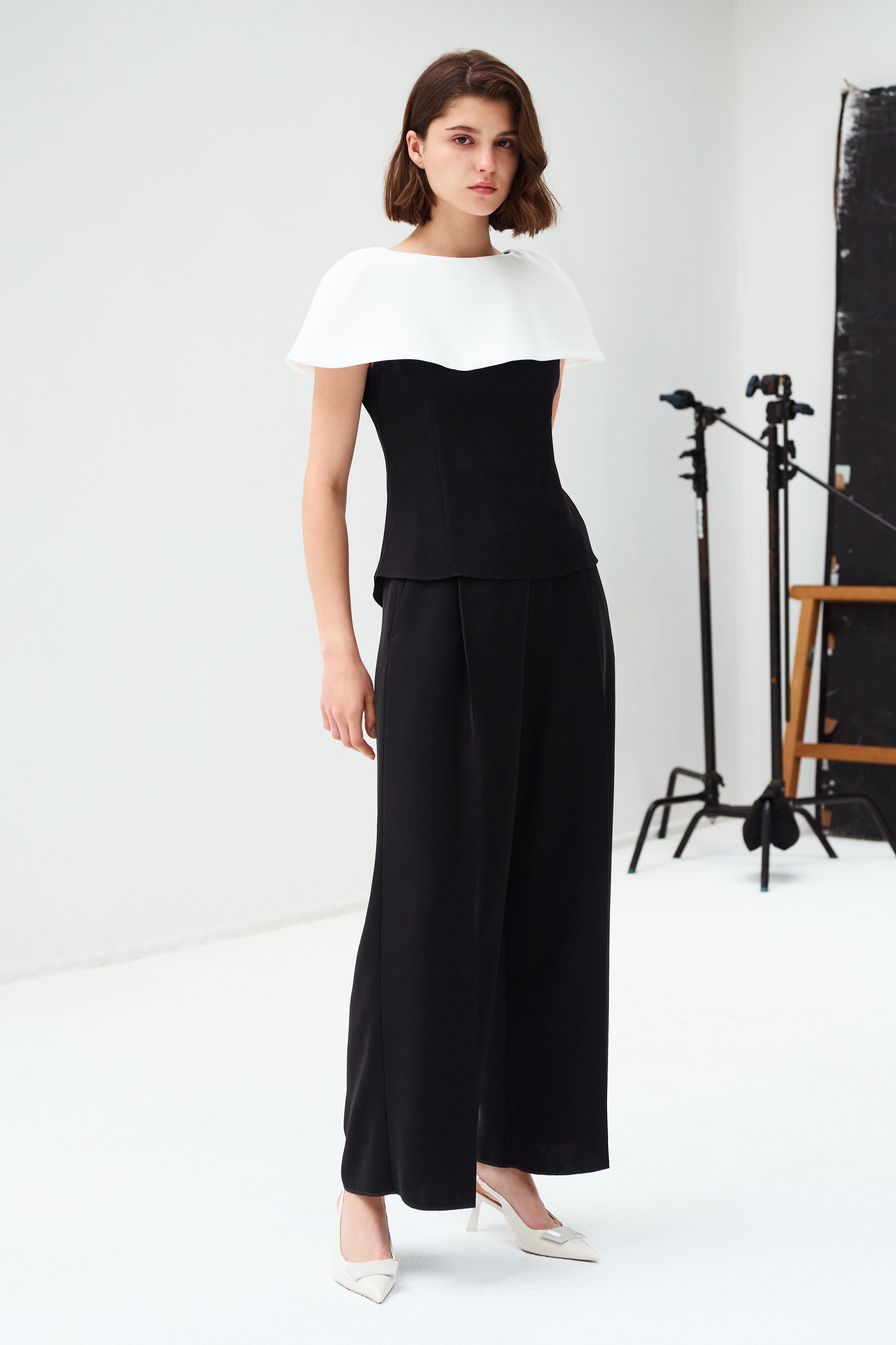 CAPE TWILL TOP GREY | AMICA・kids