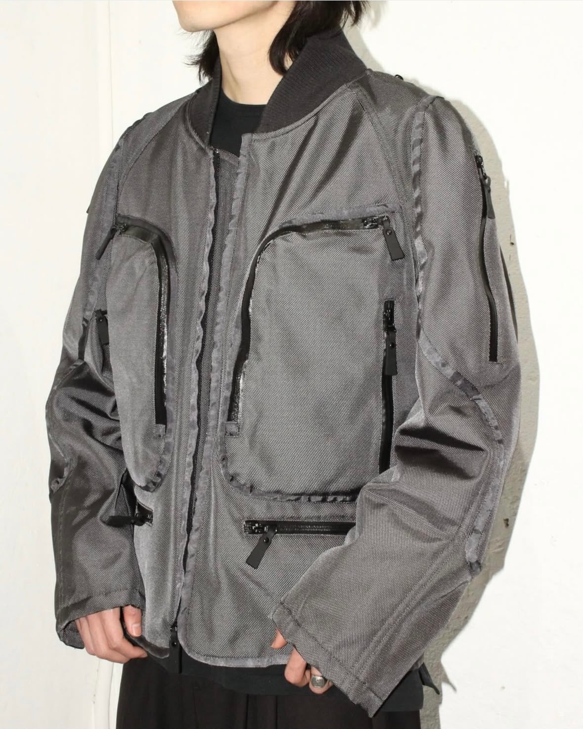 ISSEY MIYAKE イッセイミヤケ ミリタリージャケット Jacket 00AW ISSEY MIYAKE MEN Multi Pocket Ballistic Nylon Cargo Jacket