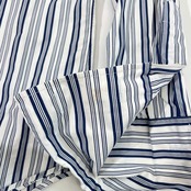 90s 00s Polo by Ralph Lauren ポロラルフローレン REGENT CLASSIC FIT ストライプ Wカフス 長袖シャツ ドレスシャツ 43-86/ブルー×ホワイト メンズ ビンテージ