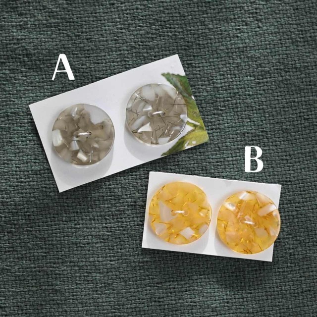 Salt&Pepperさんの昭和レトロボタン スパークル｜カラーコレクション２｜昭和レトロ 手芸材料 雑貨屋