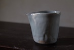 伊黒陶石青白磁片口/志郎 Igro-porcelain clay pale blue porcelain pitcher/shiro
