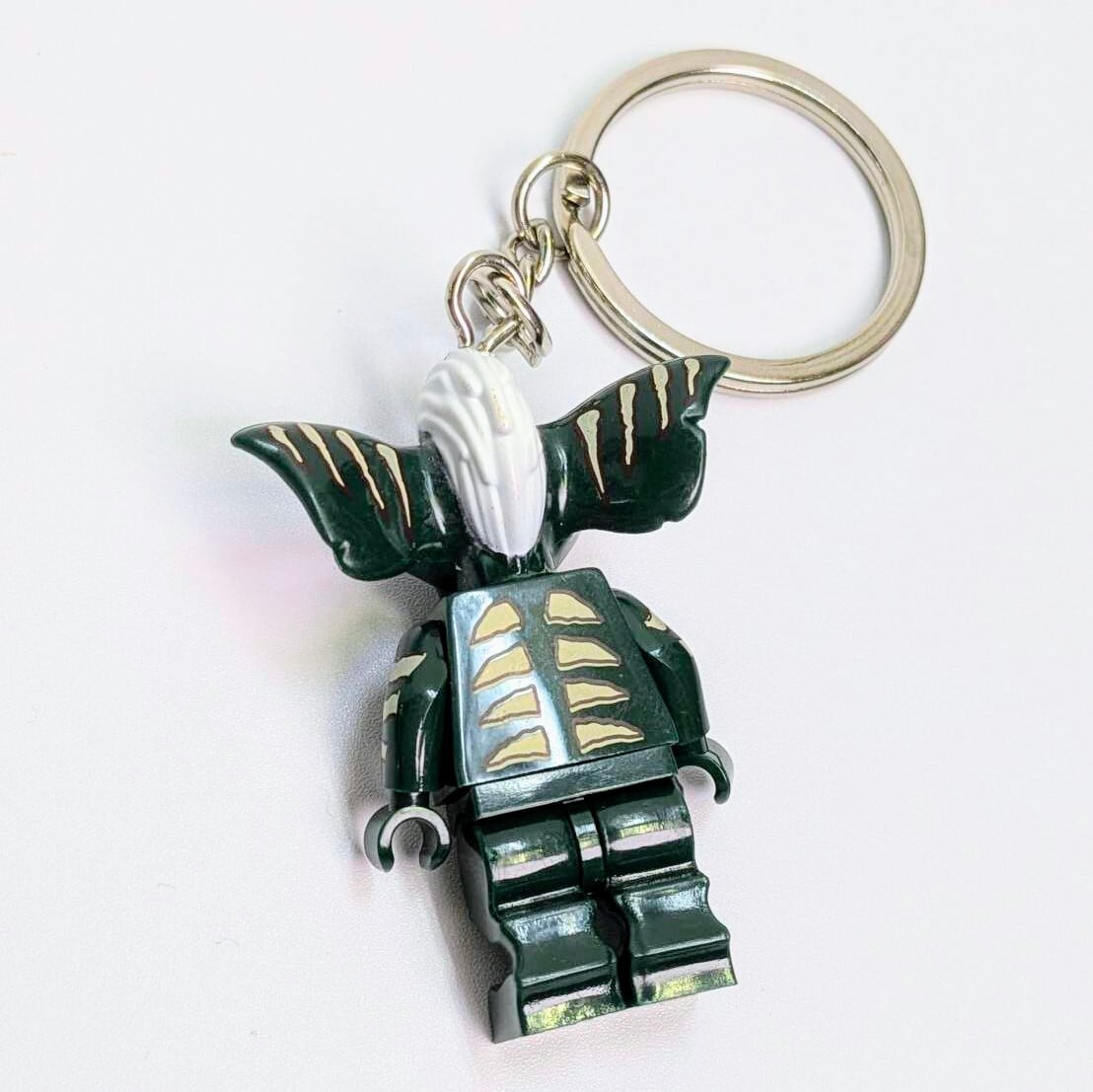 再入荷！【ブロックフィギュアキーホルダー★グレムリン（Gremlins）ストライプ】 〚アメリカン雑貨 アメトイ〛
