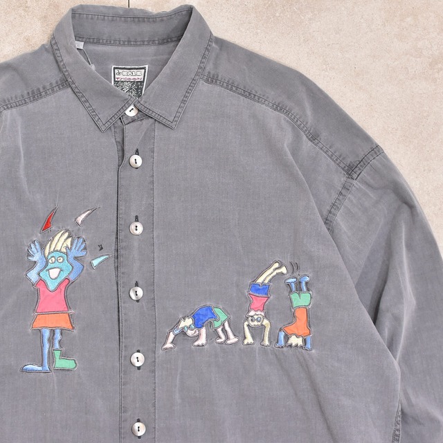 90s～ deKALB TYCOON embroidery shirt