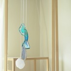 Marine Blue 05 - アゲートヒーリングチャイム / Agate Sun Catcher Wind Chime 685