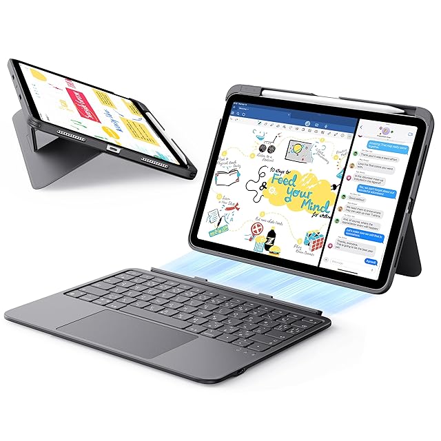 数量限定】iPad A16 第11世代/10世代 キーボード付きケース Bahusuo
