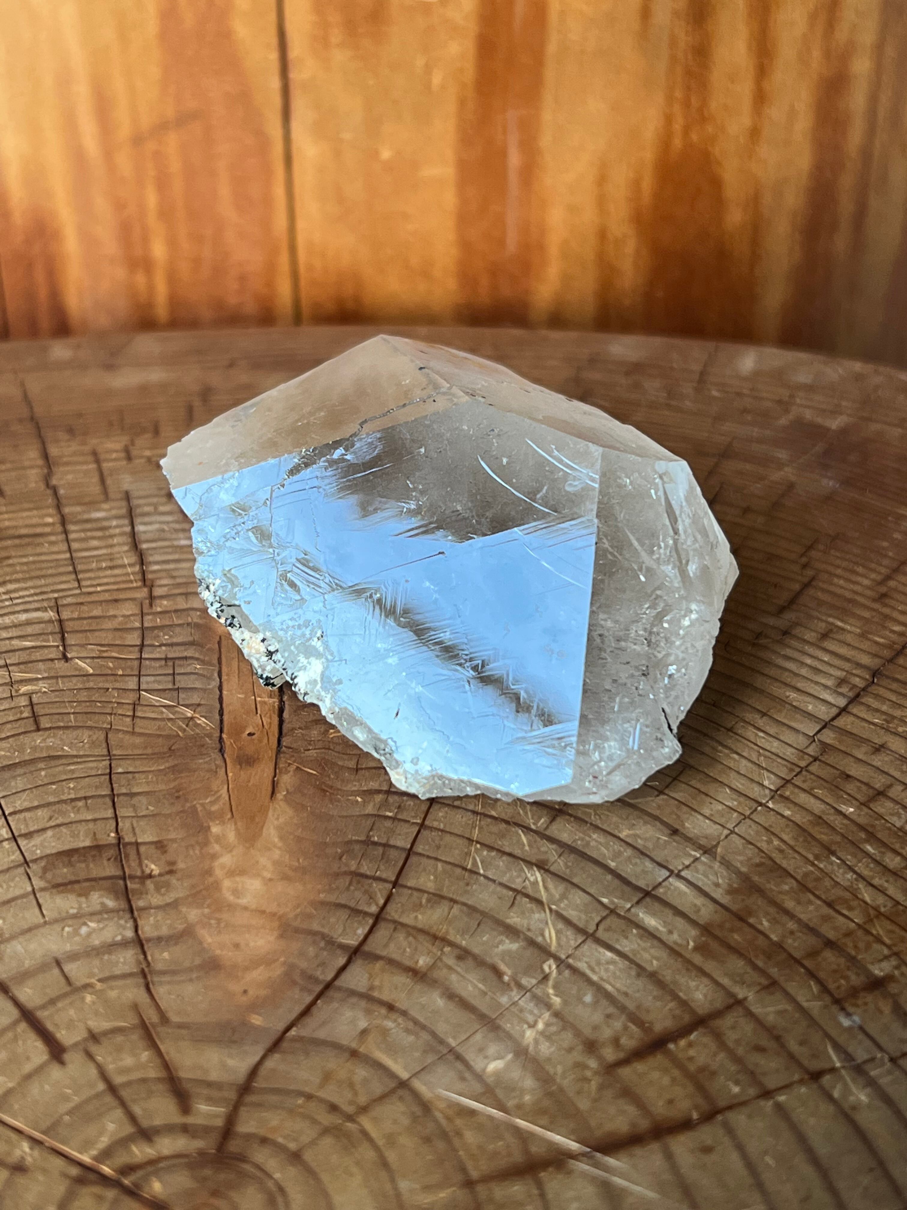 【大天使ハニエルからのメッセージ】 グランドレコードキーパー【ザギマウンテンクォーツ】原石 120g