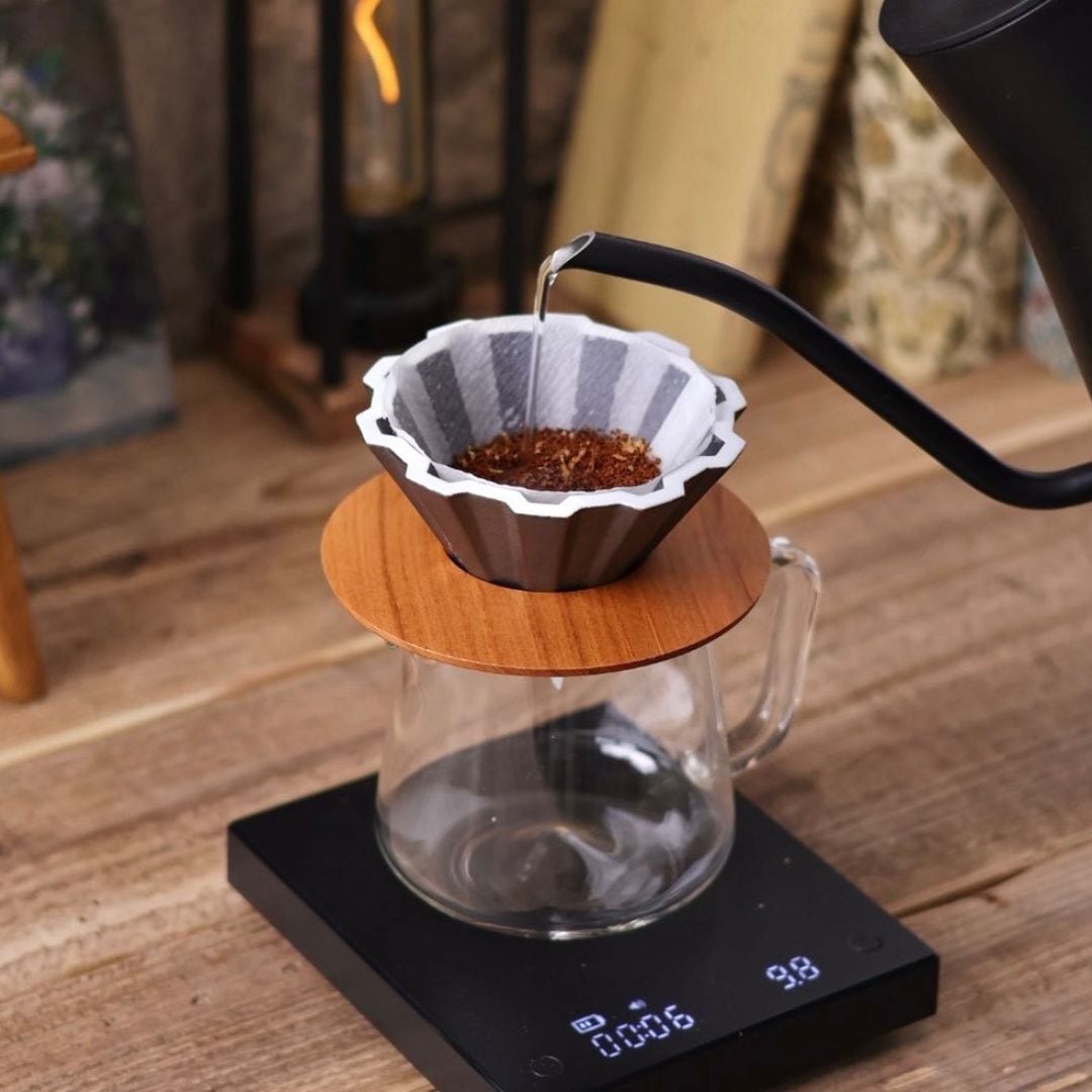 ORIGAMI Pinn Dripper + Jig White | COFFEE LAB KOMAMEYA
