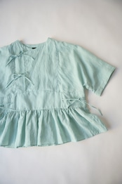【suie】Fine ramie obi blouse/エアリーラミー帯トップス