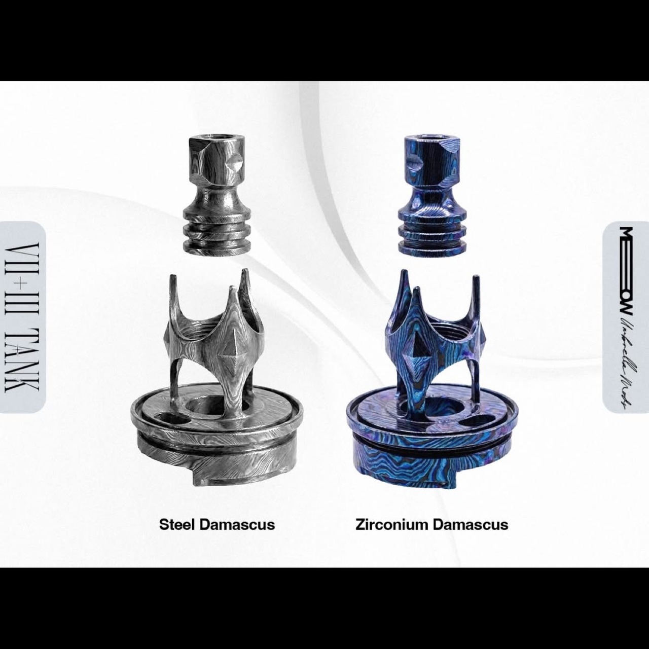 【先行予約】Steel Damasucus Kit For VII+III TANK SS【詳細必読】
