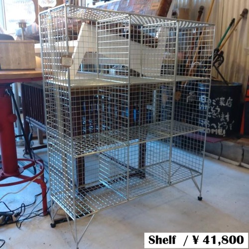 WIRE LOCKER 3 COLUMNS BY 3 LAYERS Mesh Iron Shelf Interior Storage Visible Storage