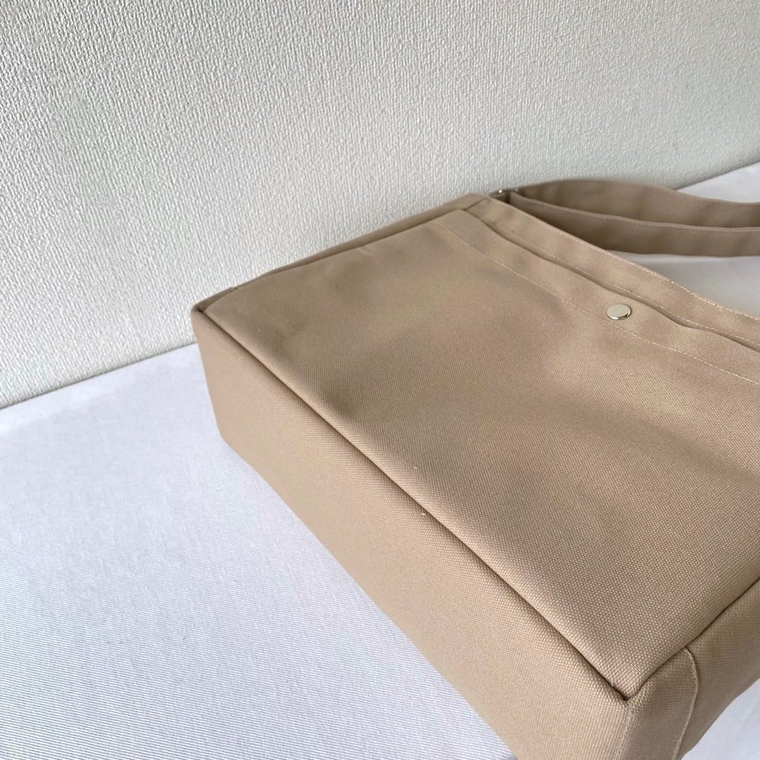 全6色】「箱型ショルダーバッグ」Lサイズ／倉敷帆布 8号帆布【受注制作