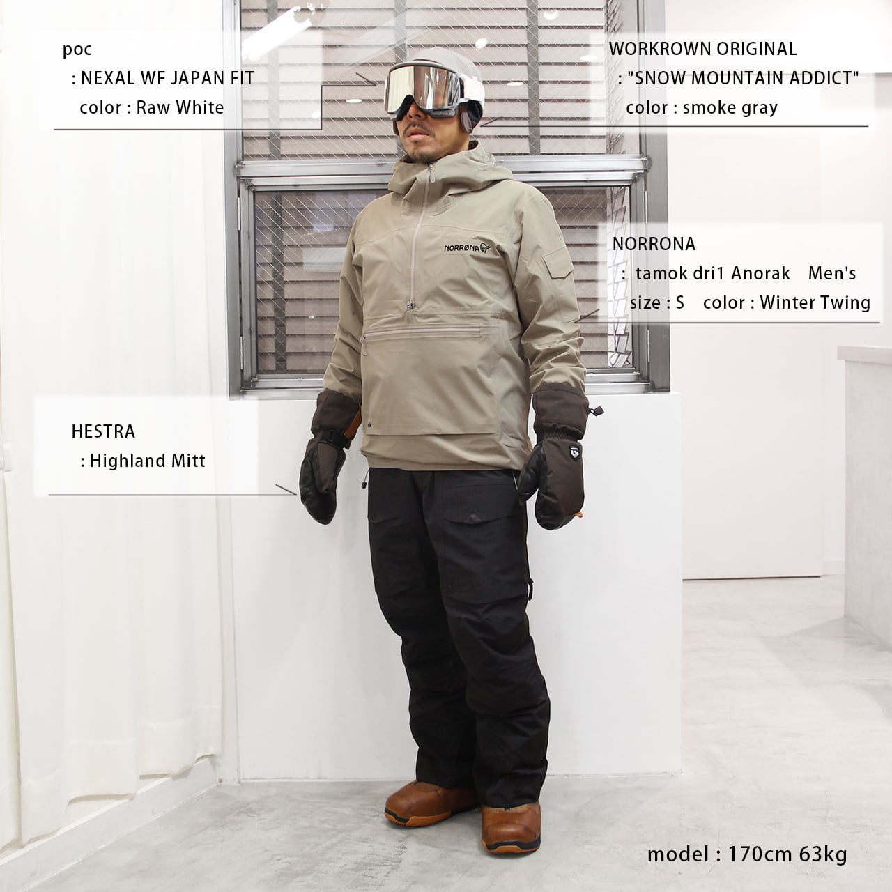 HESTRA Highland Mitt | WORKROWN UNIFORM HESTRA Highland Mitt | WORKROWN UNIFORM