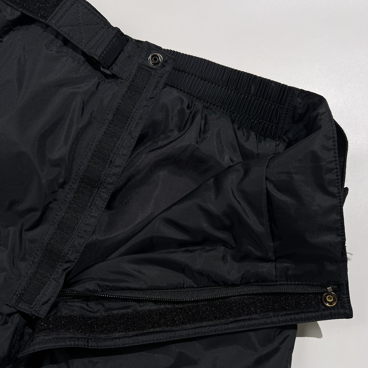 NANKAI ナンカイ 裾ロゴ 中綿入り ナイロン ライディングパンツ サイズ XL /ブラック系 南海部品 バイクウェア レインパンツ