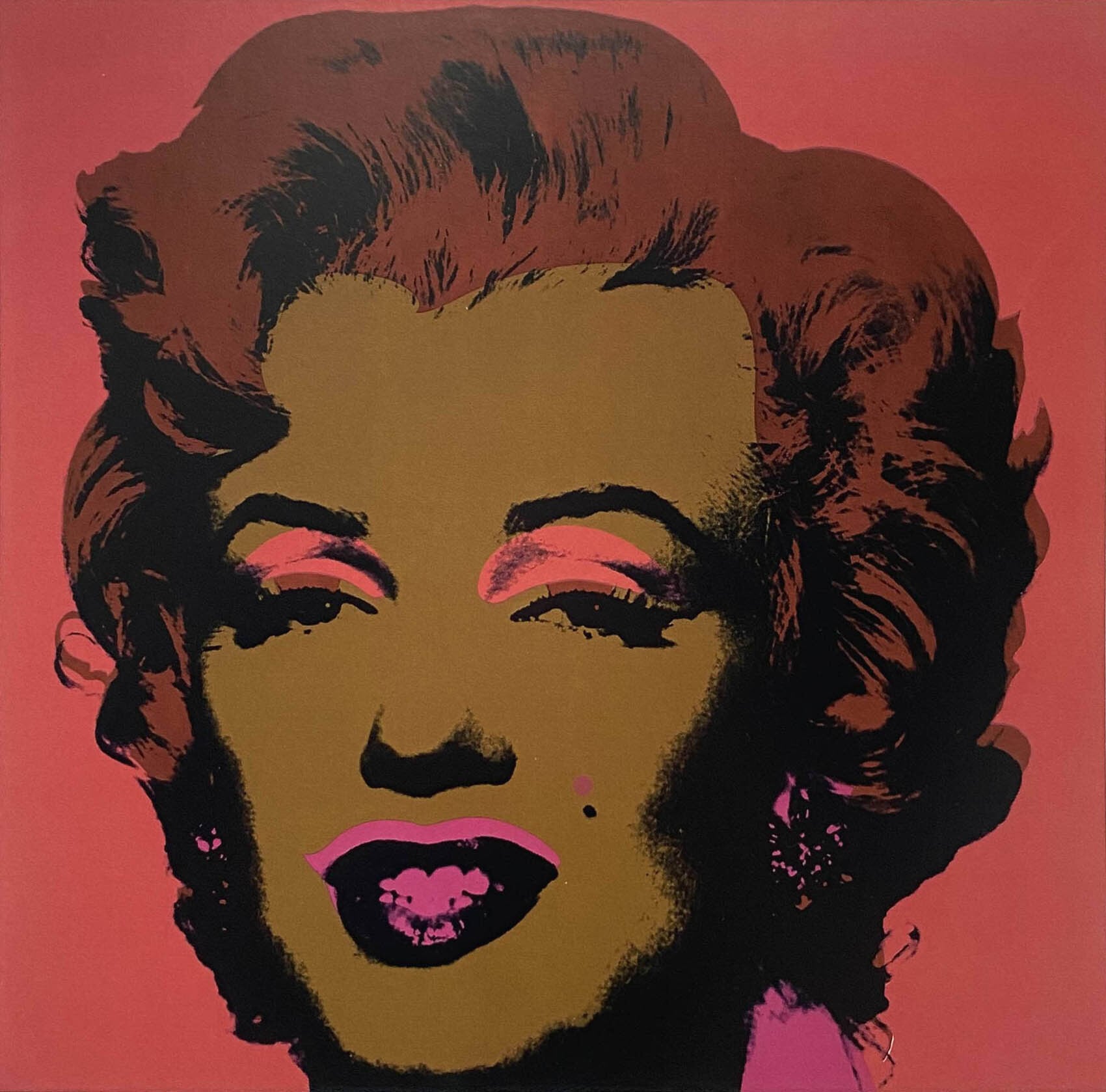 アンディ ウォーホル 絵画「マリリン モンロー(オン サーモン)1967