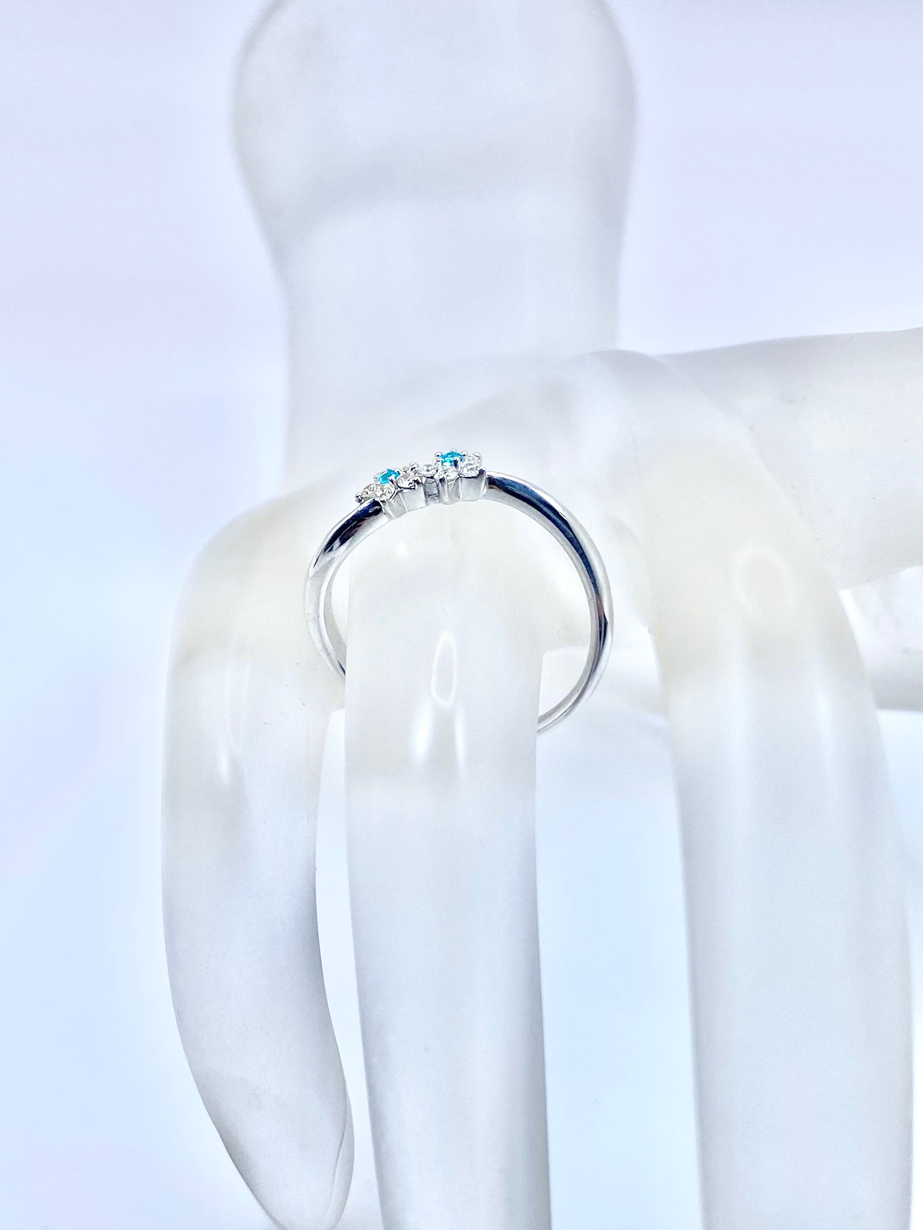 K18WG✨パライバ1.13ct✨ダイヤ0.24ct ✨特価販売中✨ネックレス✨ K18WG✨パライバ1.13ct✨ダイヤ0.24ct ✨特価販売中✨ネックレス