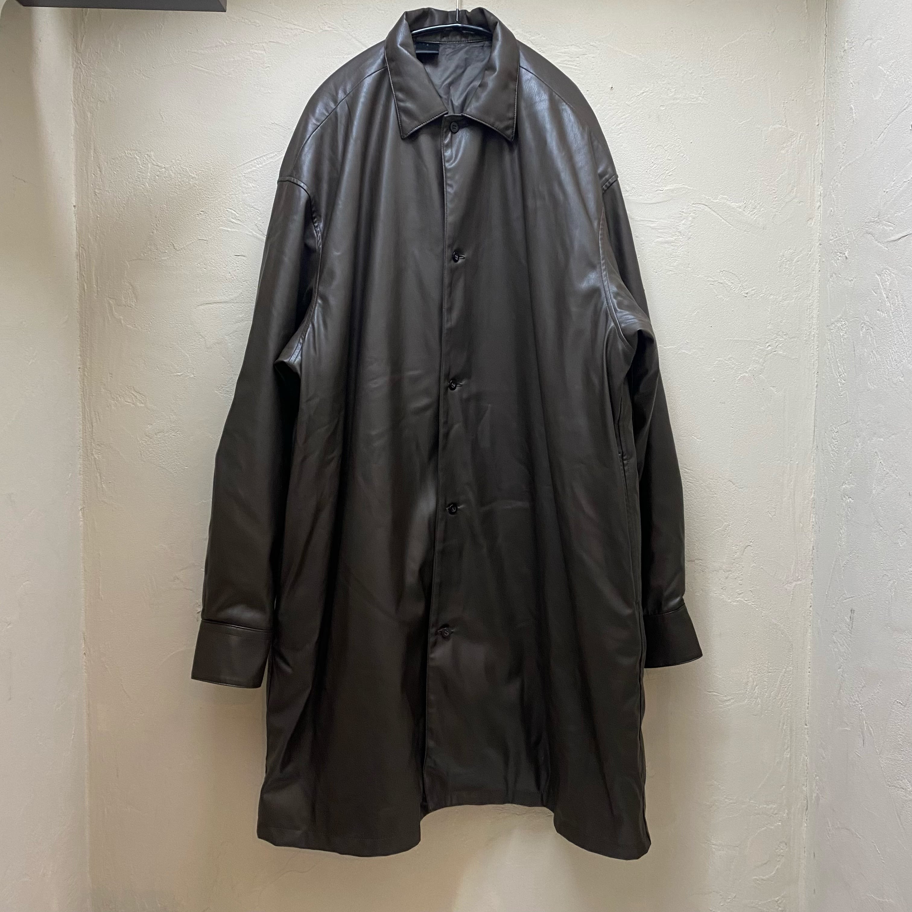 N.HOLLYWOOD エヌハリウッド 21AW フェイクレザーコート size40 
