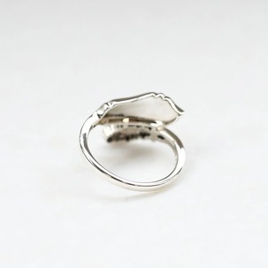 ROKUZAN silver ring “Butter Knife”
