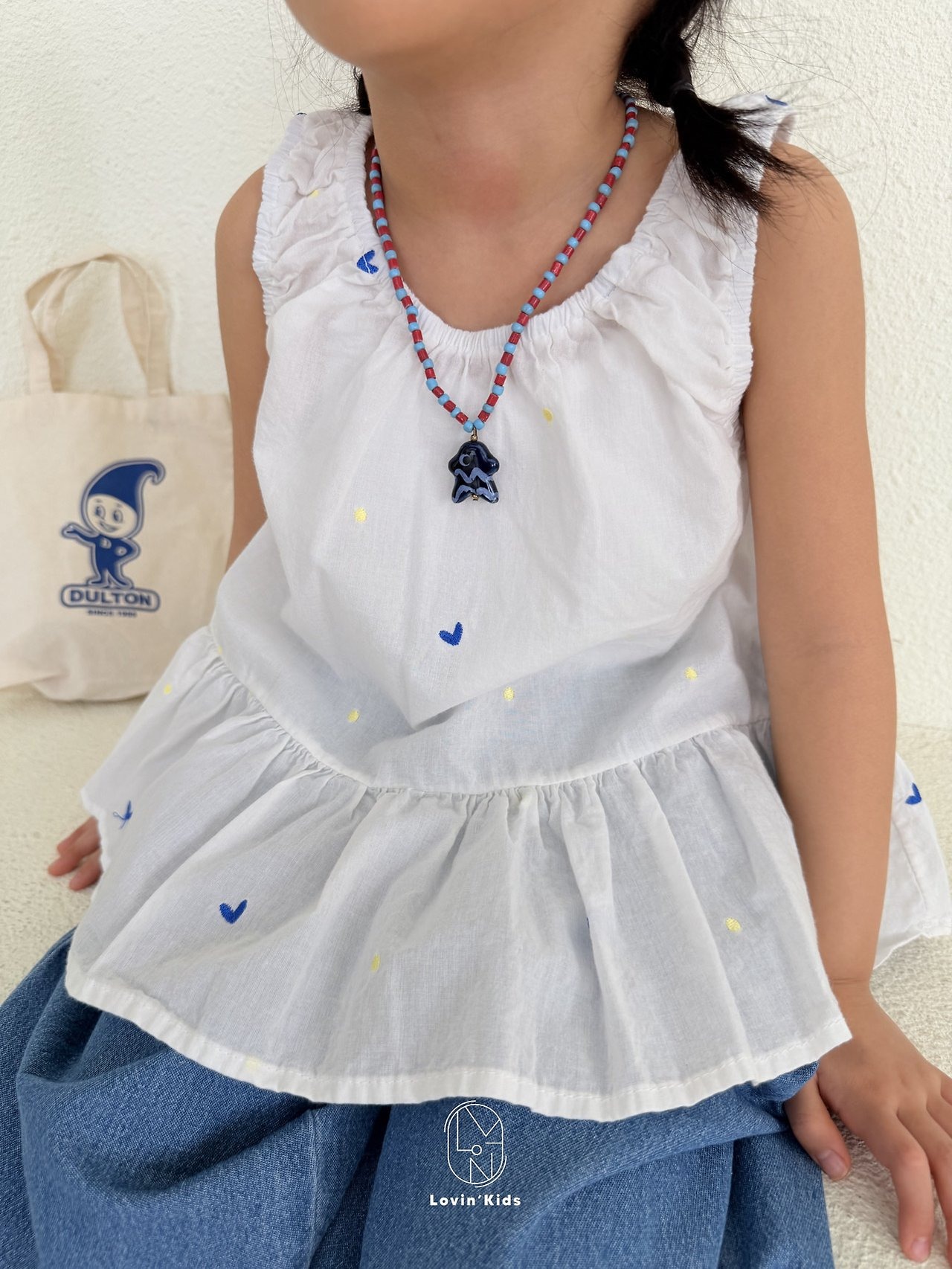 [Lovin' Kids] Heart Blouse / [러빈] 하트땡블라우스