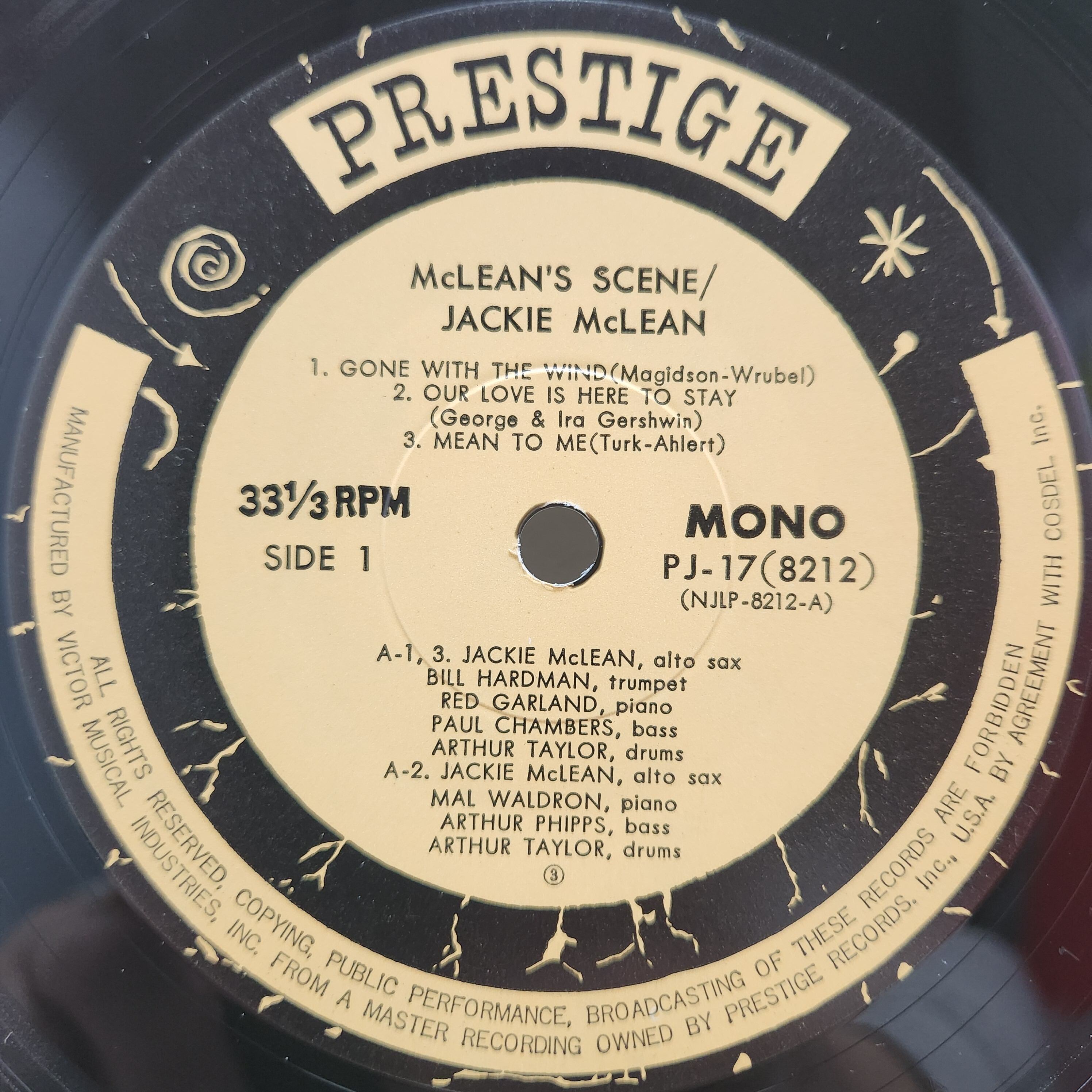 Jackie McLean / McLean's Scene [PJ-17-8212] - 画像3