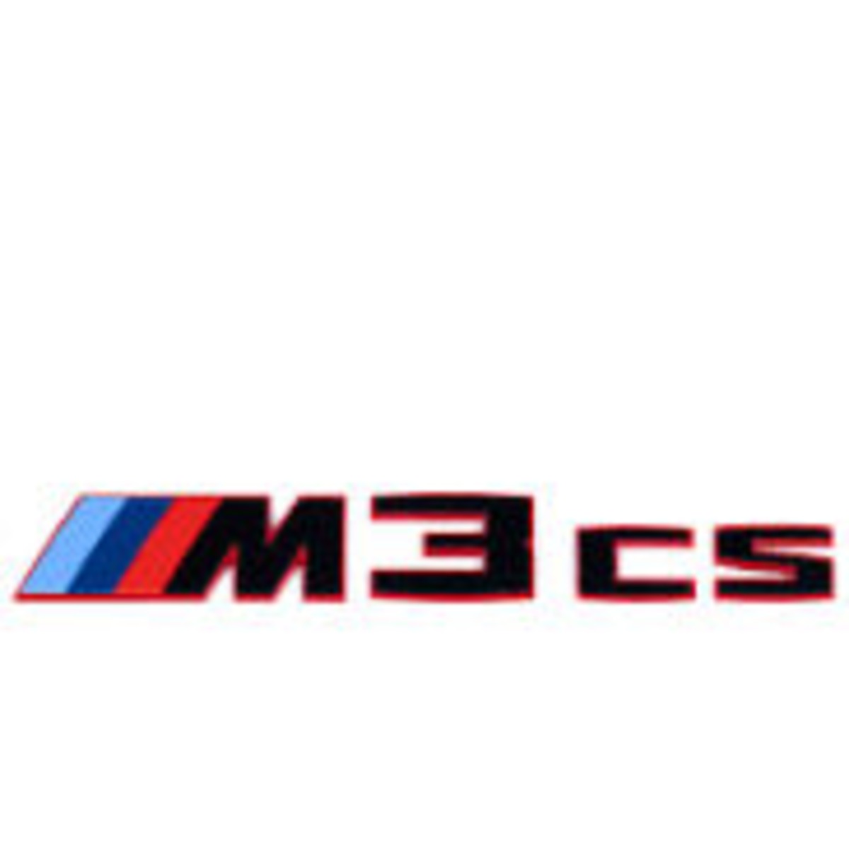 受注後オーダー品 BMW G80 M3CS リアエンブレム（51147887319） | Elbe 