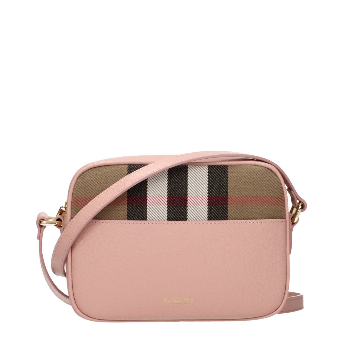 BURBERRY バーバリー レディース クロスボディバッグ レザー ピンク